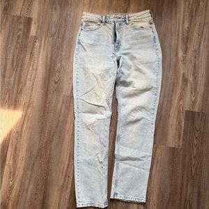 H&M Blue Straight Leg Jeans Classic Style